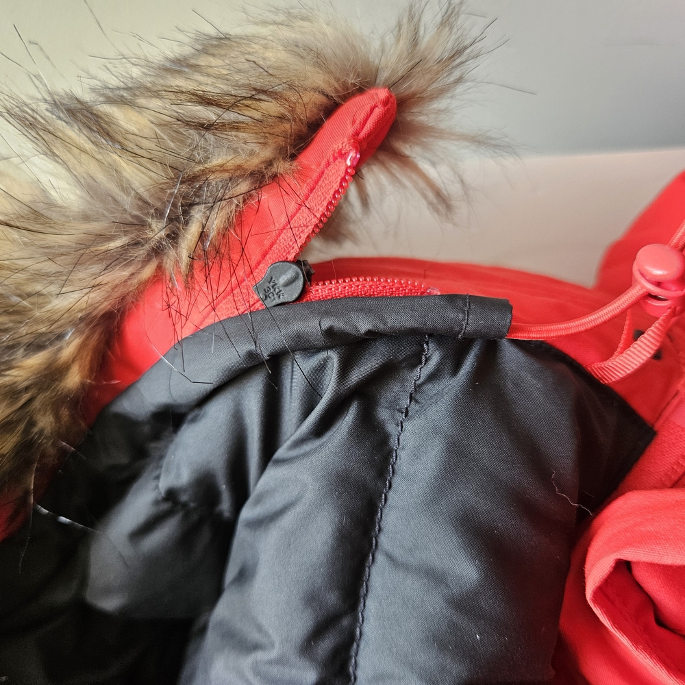 The North Face Goose Down Faux Fur Hooded Long Parka Jacket - Picture 10 of 13